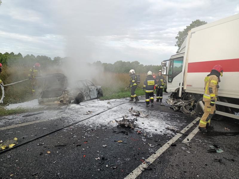 Tragiczny wypadek koło Białogardu, zginęły dwie osoby